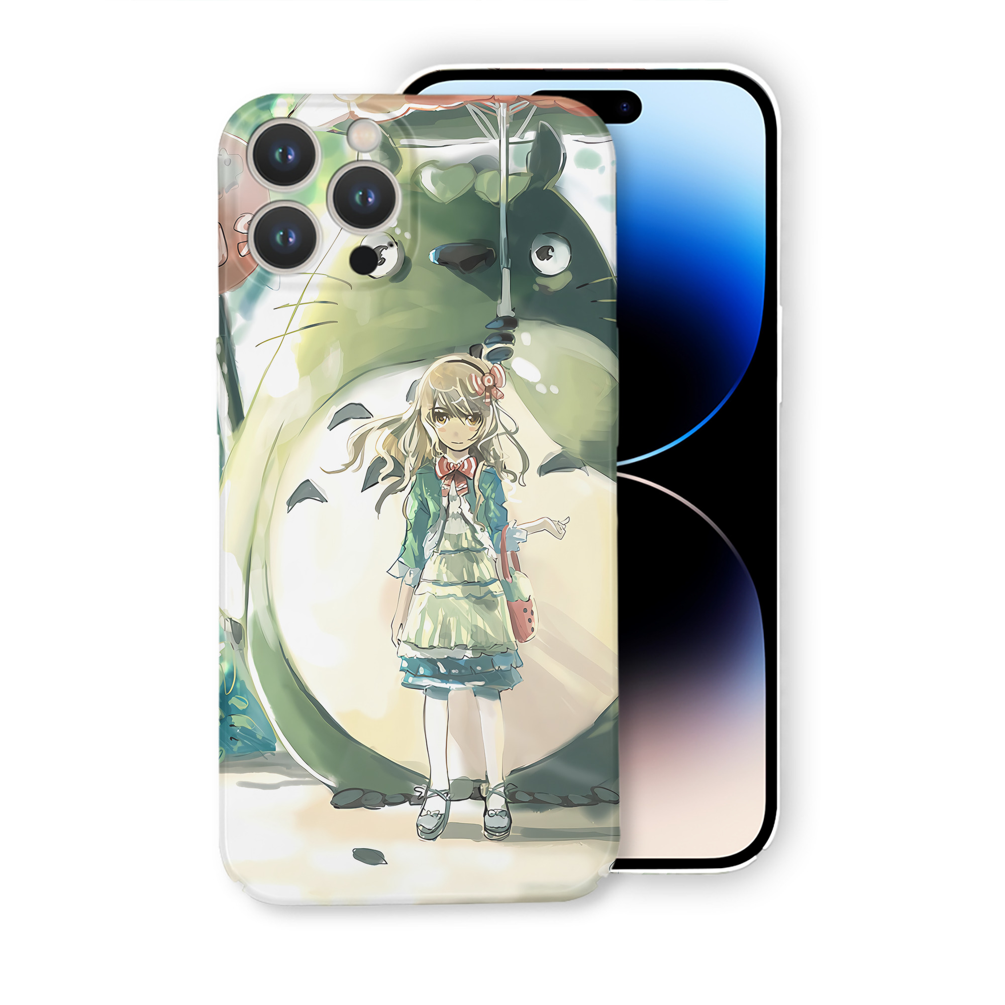 （画像用） となりのトトロ 草壁メイ 草壁サツキ My Neighbor Totoro Satsuki Kusakabe Mei Kusakabe 【iPhone 14シリーズ対応】ハードケース